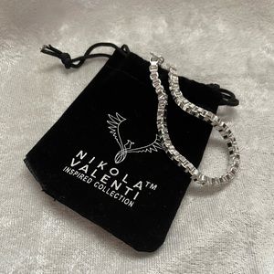 Nikola Valenti Silver 925 Tennis Bracelet
